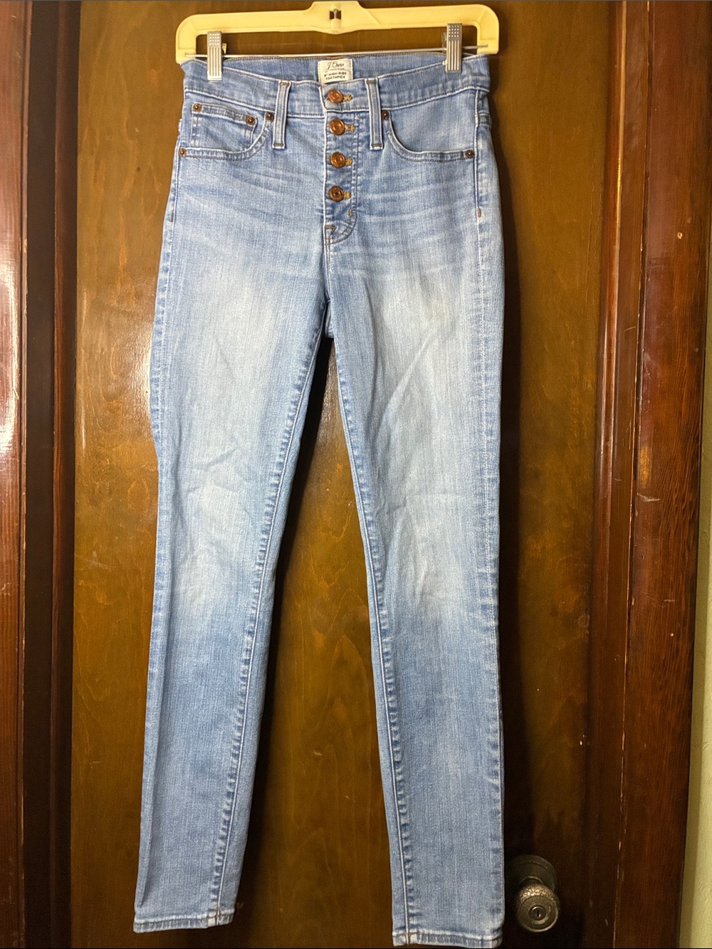 High-Rise Light Blue Women’s Skinny Jeans - j Crew